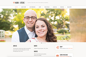 Fall For The Fades Wedding Website